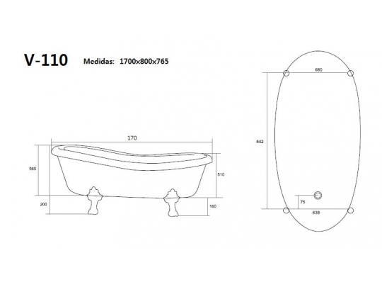 BAÑERA V-110 2