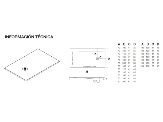 PLATO DE DUCHA MINERALES AC670 1