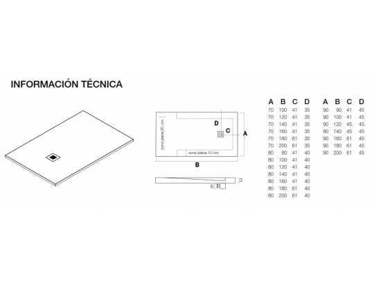 PLATO DE DUCHA MINERALES AC675 1