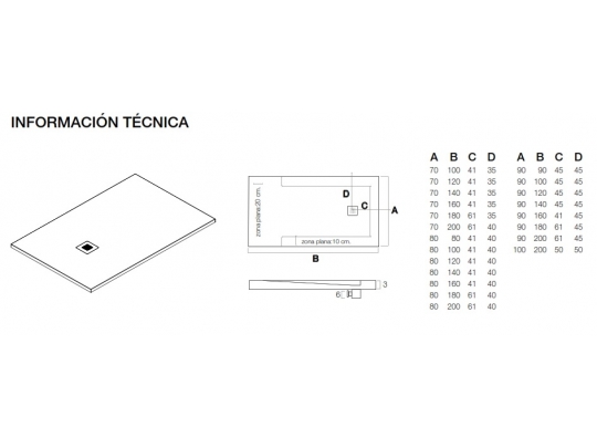 PLATO DE DUCHA SOLID SURFACE AC920 1