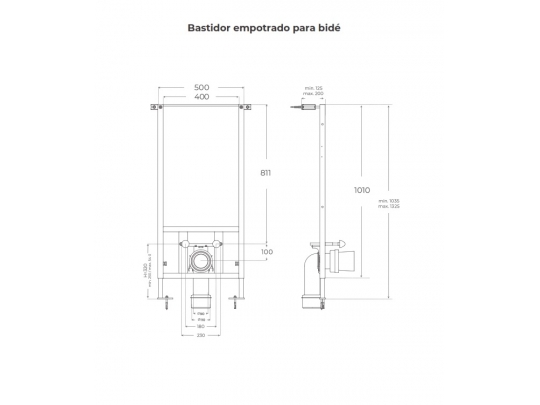 BIDÉ SUSPENDIDO ARCO 3