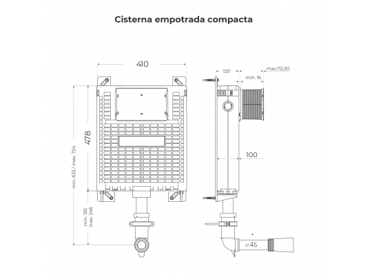 INODORO COMPACTO MATE VR-4 5