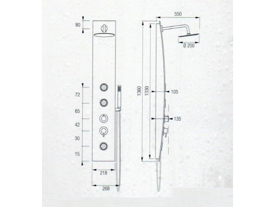 COLUMNA DE DUCHA C170 1