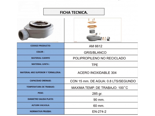 PLATO DE DUCHA CORIAN AC550 3