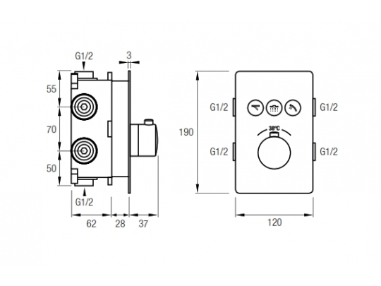 DISTRIBUIDOR S-03 DE 3 VÍAS 1