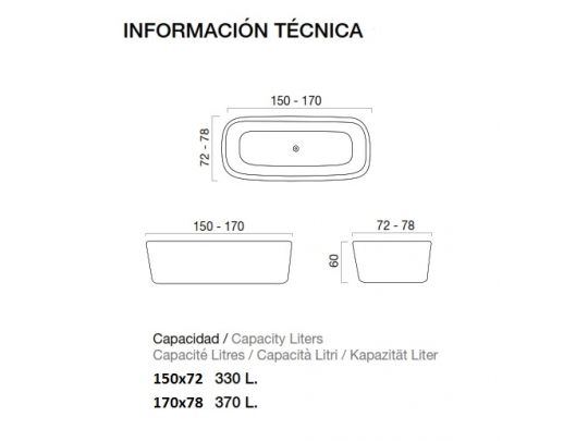 BAÑERA H-205 1