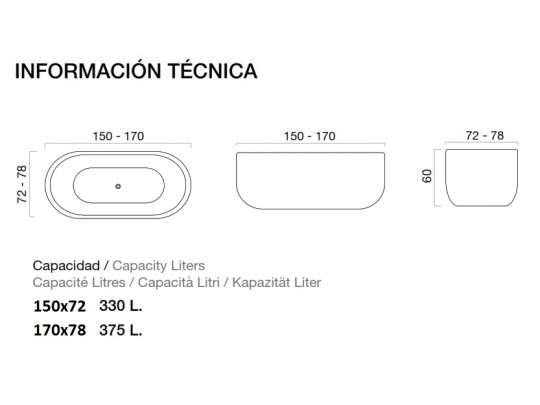 BAÑERA H-207 2