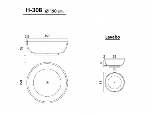 BAÑERA H-308 1