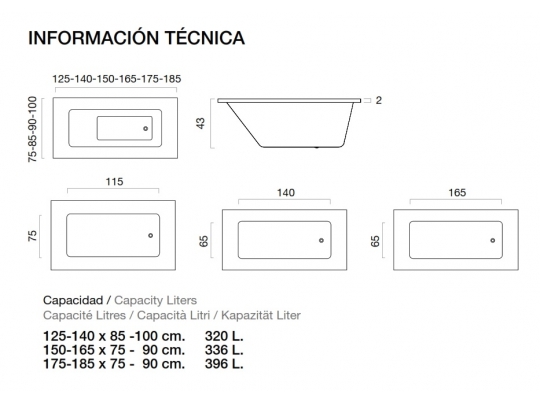 BAÑERA H-312 1