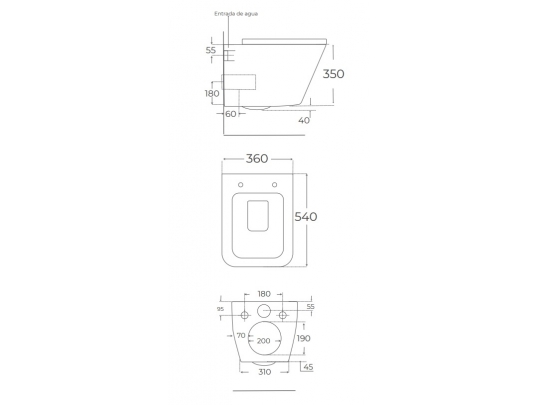INODORO SUSPENDIDO VE-3 2