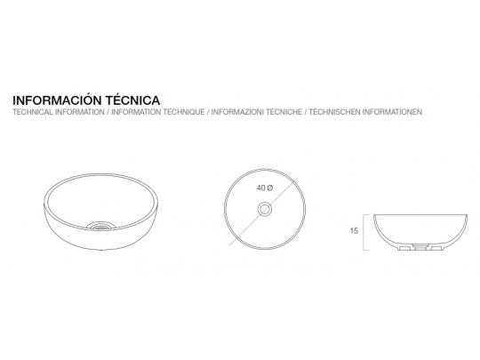 LAVABO SOLID SURFACE LX09 1