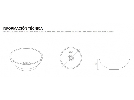 LAVABO SOLID SURFACE LX10 1