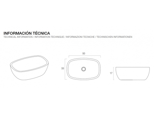 LAVABO SOLID SURFACE LX11 1