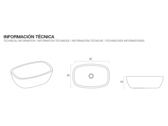 LAVABO SOLID SURFACE LX13 1