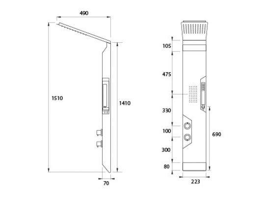 COLUMNA DE DUCHA C171 4