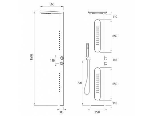 COLUMNA DE DUCHA C173 3