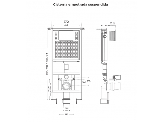 INODORO SUSPENDIDO LEGEND 8