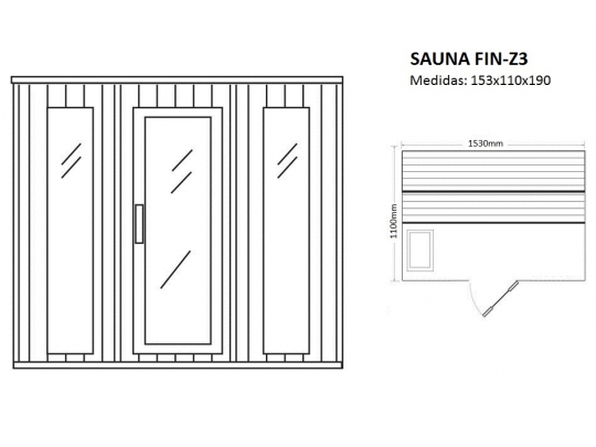 SAUNA FINLANDESA FIN-Z3 4