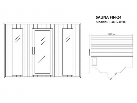 SAUNA FINLANDESA FIN-Z4 3