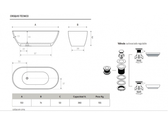 BAÑERA H-310 1