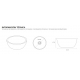LAVABO SOLID SURFACE LX17 1